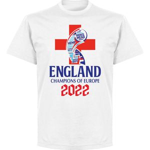 Engeland EK 2022 Cross Winners T-Shirt - Wit - S