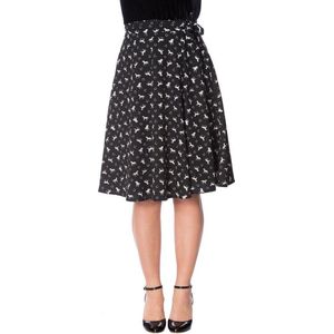 Swing rok - Banned Retro - Zwart