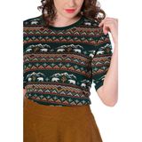 Dancing Days - CHRISTMAS BEAR - Kersttrui - Groen - 70% Katoen, 30% Nylon