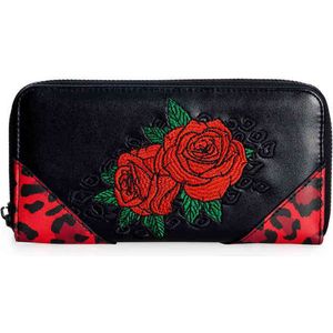 Banned - ROCKABILLY ROSE Dames portemonnee - Zwart