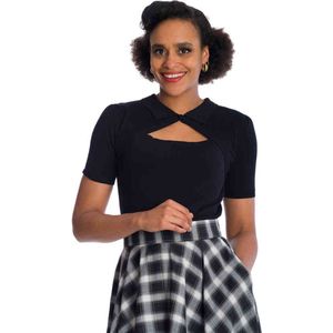 Banned - BETH KNIT Top - M - Zwart