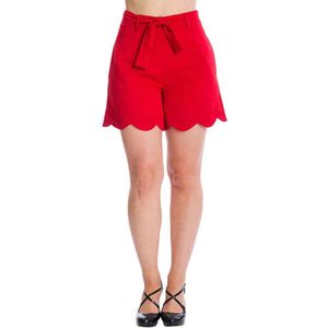 Banned - AHOY SCALLOP Korte broek - XS - Rood