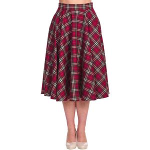 Swing rok - Banned Retro - Rood