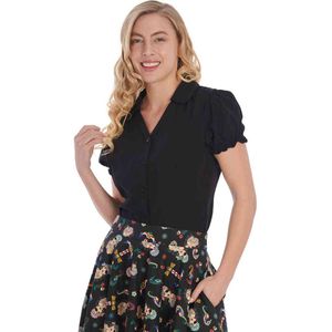 Banned - Jane Blouse - 2XL - Zwart