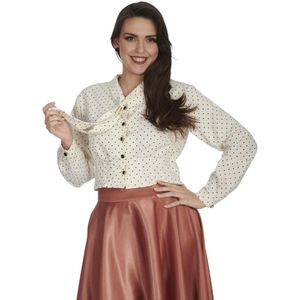 Blouse dames - Banned Retro - Creme