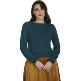 Trui dames - Banned Retro - Groen/Donkergroen