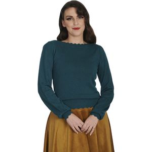 Trui dames - Banned Retro - Groen/Donkergroen