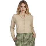 Urban Classics - Cropped Feather Cardigan - Ivoorkleurig