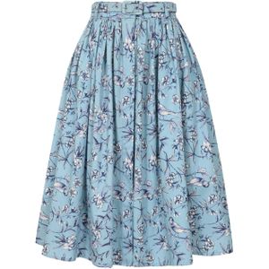 Banned - Mila Toile Swing Rok - L - Blauw
