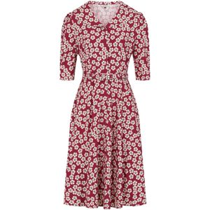Banned - Elodie 40S Blossom Flare jurk - M - Rood