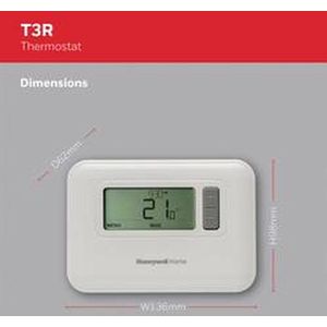 Honeywell Home Y3C710RFEU Draadloze kamerthermostaat Dagprogramma, Weekprogramma 5 tot 35 °C