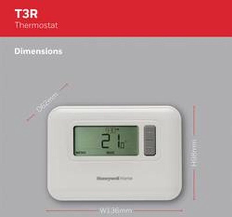 Honeywell Home Y3C710RFEU Draadloze kamerthermostaat Dagprogramma, Weekprogramma 5 tot 35 °C