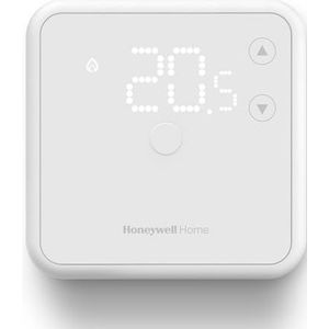 Honeywell Home DT3 Bedrade thermostaat voor verwarmingsregeling met energiezuinige led, geen wifi of app nodig, wit