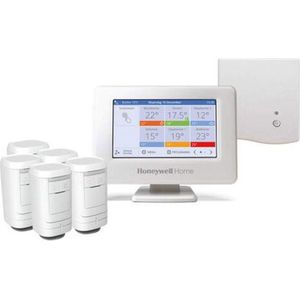 Honeywell Evohome OpenTherm Slimme thermostaat - Wifi - Draadloos - Inclusief 5 thermostaatknoppen HR91