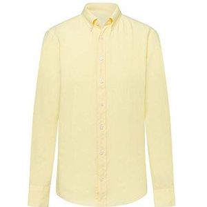 Hackett London Garment Dye Ln Bs Businesshemd voor heren, geel (009pale yellow 009), 39