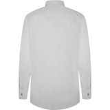 Hackett Londonvoor mannen. HM308676 Pinpoint shirt wit (XS), Casual, Katoen, Lange mouwen