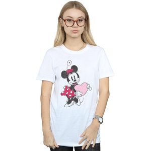 Li-cense Disney dames minnie mouse liefdeshart katoenen vriendje t-shirt