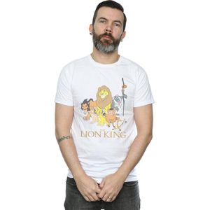 Li-cense Disney heren the lion king groep t-shirt