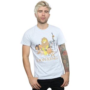 Disney Heren The Lion King Groep T-Shirt