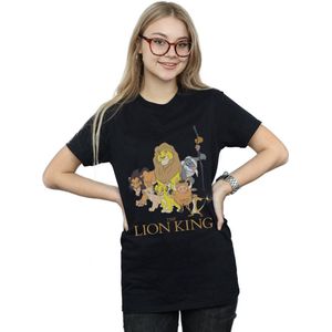 Disney Dames Dames The Lion King Group Boyfriend T-shirt