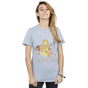 Disney Dames Dames The Lion King Group Boyfriend T-shirt