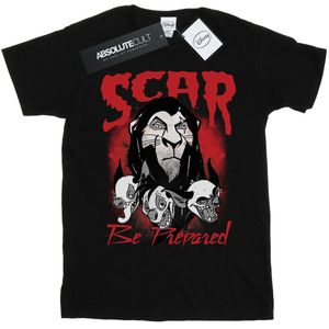 Disney Heren The Lion King Scar Wees Voorbereid T-Shirt