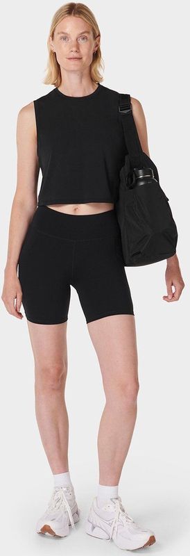 Sweaty Betty - Power 6" Biker - Korte Broek - Zwart - Zweetafvoerende Stof