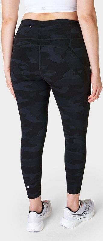 Sweaty Betty - Power 7/8 Workout Legging - Ultra Black Camo Print - 62% Polyamide, 38% Elastaan