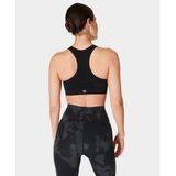 Sweaty Betty - Stamina Workout - Sport BH - Zwart - 93% Polyamide, 7% Elastaan, Medium-Support, Slim Fit