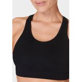 Sweaty Betty - Stamina Workout - Sport BH - Zwart - 93% Polyamide, 7% Elastaan, Medium-Support, Slim Fit