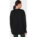 Sweaty Betty - After Class Longline - Trui - Zwart - Biologisch Katoen/Modal