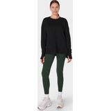Sweaty Betty - After Class Longline - Trui - Zwart - Biologisch Katoen/Modal