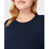 Sweaty Betty - After Class Longline - Trui - Navy Blue - 50% Biologisch Katoen, 50% Modal