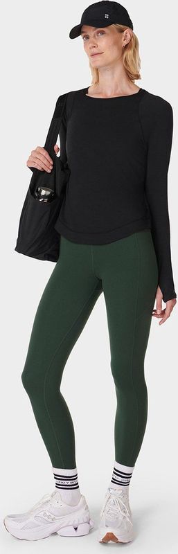 Sweaty Betty Breathe Easy Long Sleeve Top ZWART