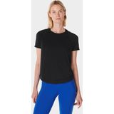 Sweaty Betty - Breathe Easy - T-Shirt - Black - 91% Gerecycled Polyester
