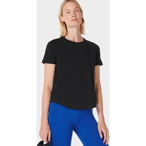 Sweaty Betty - Breathe Easy - T-shirt - Black - 91% Gerecycled Polyester, 9% Elastaan