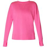 Sweaty Betty - After Class Longline - Trui - Camellia Pink - Biologisch Katoen/Modal