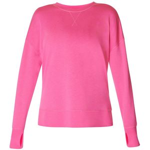 Sweaty Betty - After Class Longline - Trui - Camellia Pink - Biologisch Katoen/Modal