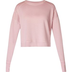 Sweaty Betty - After Class Crop - Trui - Pirouette Pink - 50% Biologisch Katoen, 50% Modal