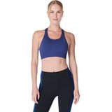 Sweaty Betty - Stamina Workout - Sport BH - Flux Blue - 93% Polyamide, 7% Elastaan, Slim Fit, 4-way stretch