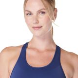 Sweaty Betty - Stamina Workout - Sport BH - Flux Blue - 93% Polyamide, 7% Elastaan, Slim Fit, 4-way stretch