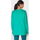 Sweaty Betty - After Class Longline - Trui - Gem Green - 50% Biologisch Katoen, 50% Modal