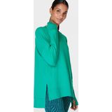 Sweaty Betty - After Class Longline - Trui - Gem Green - 50% Biologisch Katoen, 50% Modal