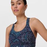 Sweaty Betty - Power Medium Support - Sport BH - Blue Aurora Print