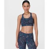 Sweaty Betty - Power Medium Support - Sport BH - Blue Aurora Print