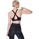 Sweaty Betty - Power Pulse Bra - Sport BH - Zwart - 62% Polyamide, 38% Elastaan