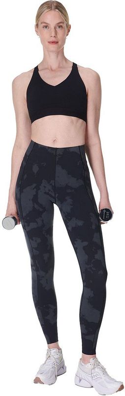 Sweaty Betty - Power Pulse Bra - Sport BH - Zwart - 62% Polyamide, 38% Elastaan