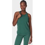 Sweaty Betty - Breathe Easy Run - Tanktop - Glade Green - Slim Fit