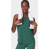 Sweaty Betty - Breathe Easy Run - Tanktop - Glade Green - Slim Fit