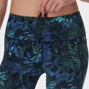 Sweaty Betty - Power Workout Legging - Green Forest Print - 62% Polyamide, 38% Elastaan